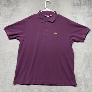 Lacoste Pique Polo Shirt Men's XL Boheme Purple Cotton Classic Fit Golf Tennis